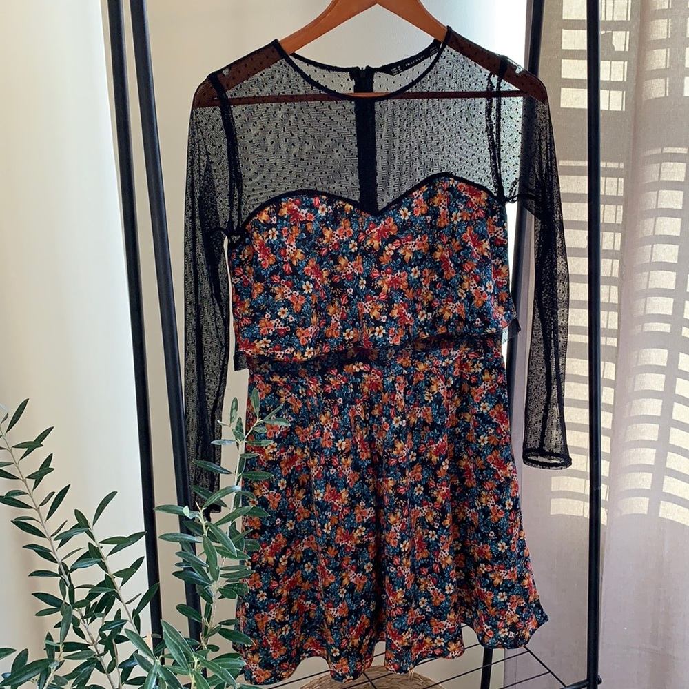 Zara floral dress